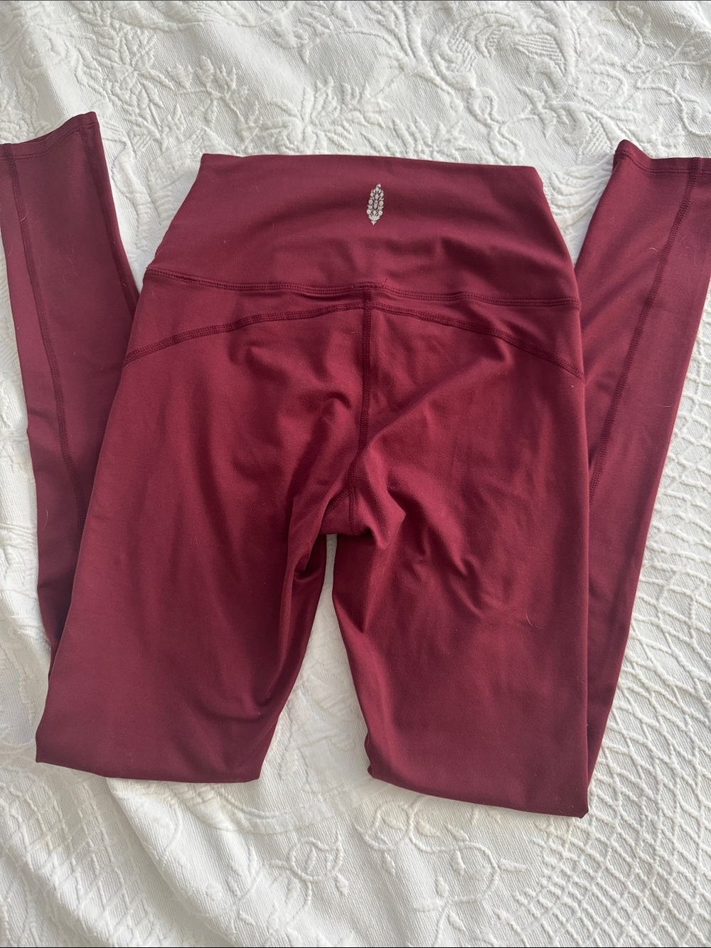FP Movement by Free People Never Better Leggings in Burgundy